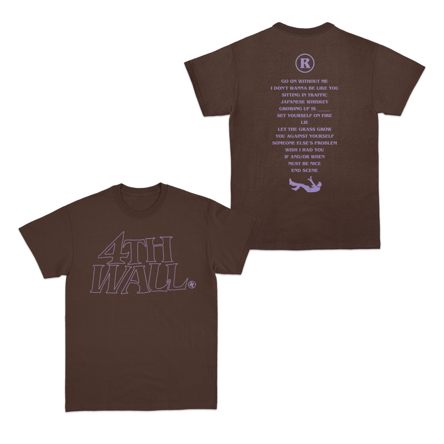 4TH WALL Tracklist Tee